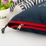 Custom Logo Portable Pillow Blanket for Office and Airplane - Image 2