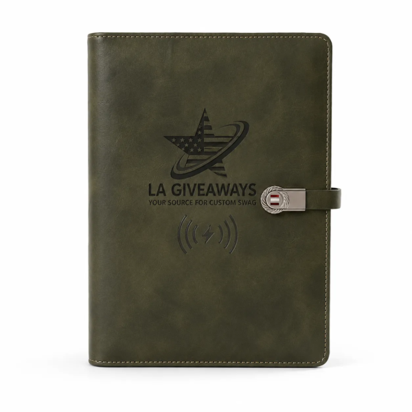 Leather Diary Notebook With Usb Flash Drive