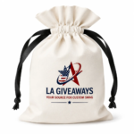 Round Bottom Cotton Drawstring Bag