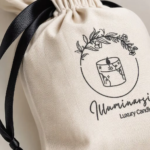 Round Bottom Cotton Drawstring Bag - Image 2