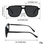 Lightweight Vintage Retro Eyewear Sunglass for Men and Women - Image 3