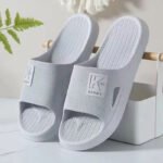 PVC Men's Non lip Summer Home Slippers Soft Sole Indoor - Image 2
