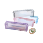 Transparent Nylon Pencil Pouch with Zipper - Image 2