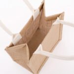 Promotional Custom Reusable Jute Shopping Bag - Image 2