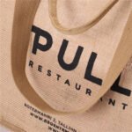Large Capacity Eco-friendly Jute Tote Bag - Image 2