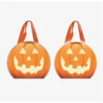 Custom Reflective Halloween Pumpkin Tote Bag