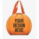 Custom Reflective Halloween Pumpkin Tote Bag - Image 3