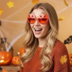 Halloween Pumpkin-Shaped Novelty Sunglasses - Image 4