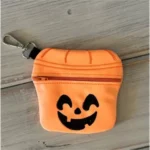 Halloween Pumpkin, Witch & Ghost Mini Zipper Pouches - Image 3