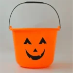 Halloween Plastic Pumpkin Candy Bucket