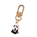 Halloween Pumpkin & Imp Metal Keychain - Image 4