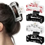 Halloween Spider, Pumpkin & Ghost Hair Claw Clip - Image 2