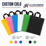 Custom Woven PVC Drawstring Gift & Shopping Bag