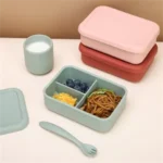 BPA Free Silicone Kids Snack & Lunch Storage Container - Image 2