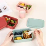 BPA Free Silicone Kids Snack & Lunch Storage Container - Image 5