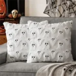 Halloween Plush Ghost Embroidered Decorative Pillowcase - Image 4