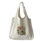 Custom Halloween Canvas Tote Shoulder Bag - Image 2