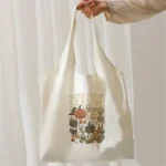 Custom Halloween Canvas Tote Shoulder Bag - Image 6