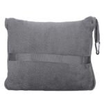 2-in-1 travel blanket & pillow pouch with luggage clip - Image 2