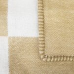 Elegant cotton buffalo check throw blanket with whip-stitch - Image 8