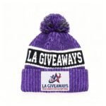 OEM Thermal Knitted Bobble Hat with Custom Logo - Image 4
