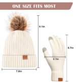 Thermal Fleece Winter Hat & Gloves Set - Image 3