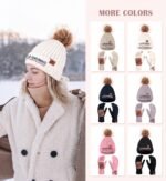 Thermal Fleece Winter Hat & Gloves Set - Image 6