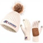 Thermal Fleece Winter Hat & Gloves Set