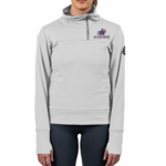 Performance zip fleece with funnel collar & thumbhole cuffs - Image 2