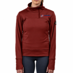 Performance zip fleece with funnel collar & thumbhole cuffs - Image 4