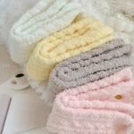 Custom Embroidered Fuzzy Plush Socks - Image 3