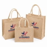 Promotional Custom Reusable Jute Shopping Bag