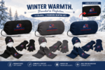 Winter set with beanie, gloves & scarf in a drawstring pouch - Image 4
