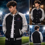 Custom Men’s Fleece Varsity Jacket - Image 3