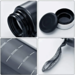 Sports Water Bottle 1000ml Plastic - Image 2