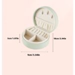 Custom Logo Portable PU Jewelry Box Organizer Gift for Women - Image 3