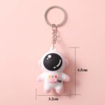 Custom Logo Promotional 3D Astronaut Keychain - Image 7