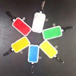 Custom Logo LED Safety Flashlight Keychain with Carabiner - Image 6