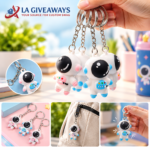 Custom Logo Promotional 3D Astronaut Keychain - Image 9