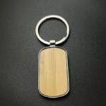 Custom Logo Wooden House Shape Promotional Keychain Gift - Image 3