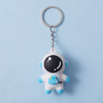 Custom Logo Promotional 3D Astronaut Keychain - Image 4