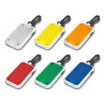 Custom Logo LED Safety Flashlight Keychain with Carabiner - Image 2