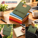 Custom Logo A5 Leather Notebook & Business Journal - Image 6