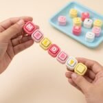 Custom Logo 3D Printed Name Clicker Fidget Keychain Gift