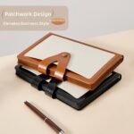 Custom Logo Luxury A5 PU Leather Buckle Notebook Gift Set - Image 7