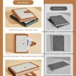 Custom Logo Luxury A5 PU Leather Buckle Notebook Gift Set - Image 9