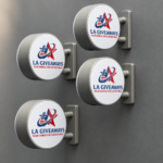 Custom Logo LED Refrigerator Sticker Promotional Light