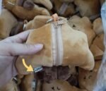 Custom Logo Promotional Foldable Plush Pouch Tote Bag - Image 2