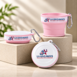 Custom Logo 170ml 200ml Collapsible Silicone Travel Cup